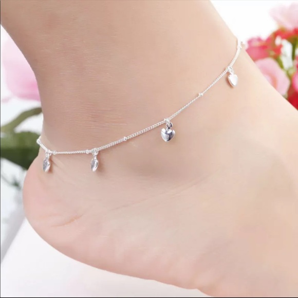 Anklet Chain Sterling Silver 925 - Picture 2 of 3